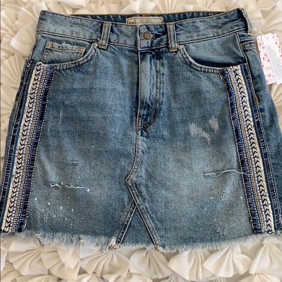 Free People Denim Skirt - Picture 2 of 5